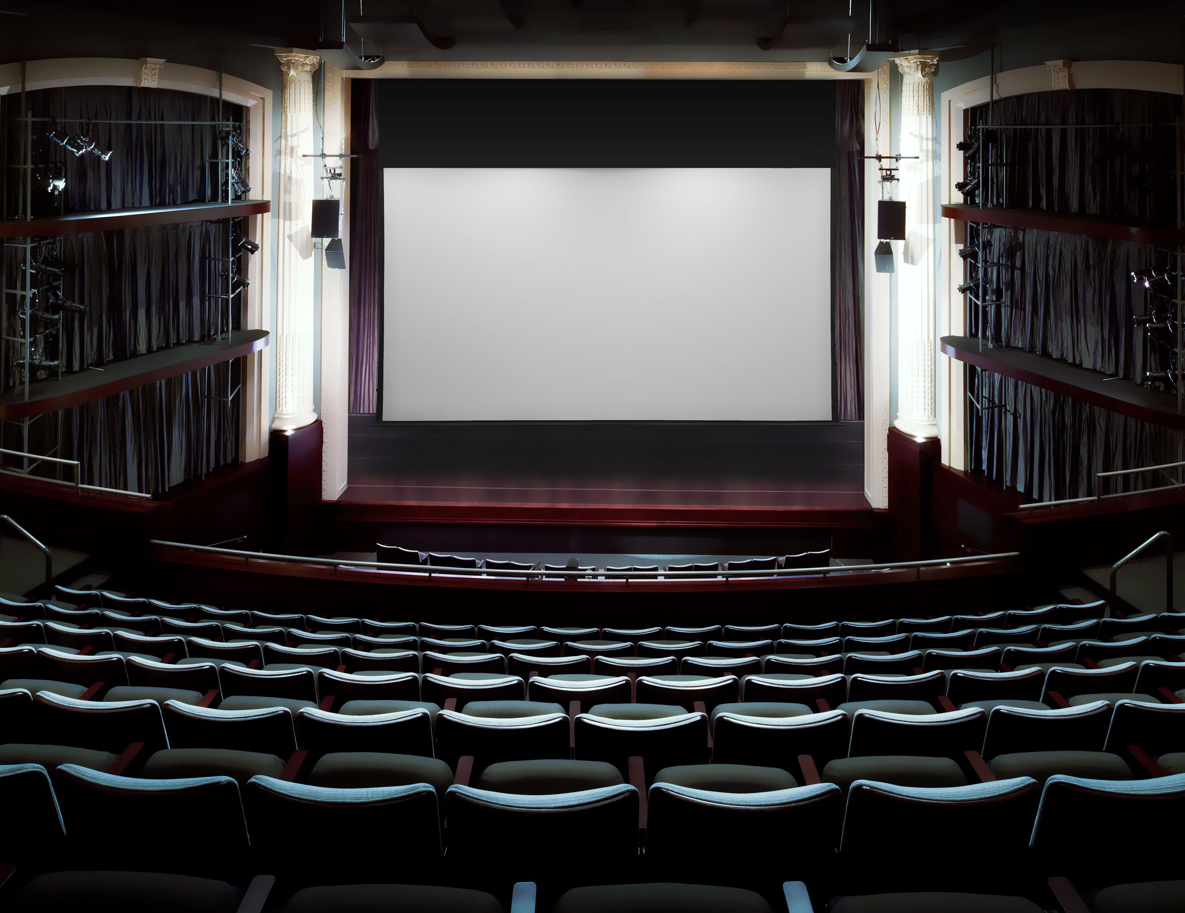 Large Studio Electric Cinema Projection Screens Large Studio Electric Cinema Projection Screens